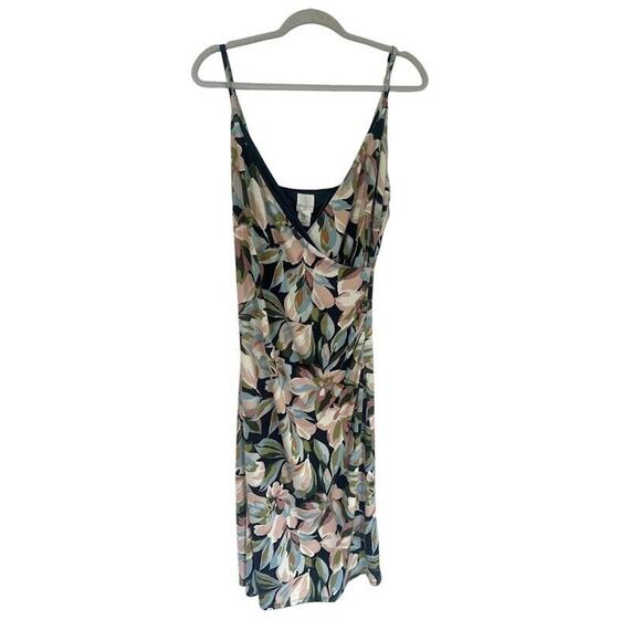 Joie Floral Midi Dress Sundress Size XL Floral Tropical Resort Travel Beach - Picture 1 of 7